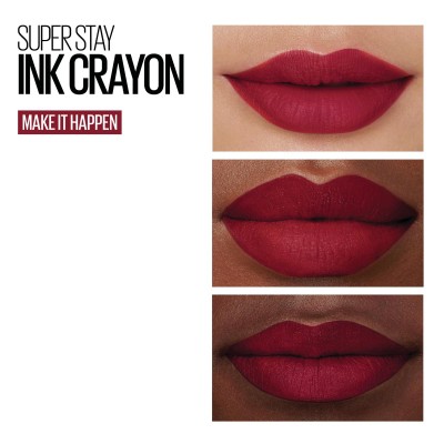 1 - Maybelline SuperStay Ink Crayon 55 Make it Happen 14g