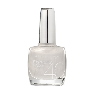 1 - Maybelline Express Finish nail polish White