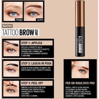 1 - Maybelline Tattoo Brow Medium Brown 4.6g