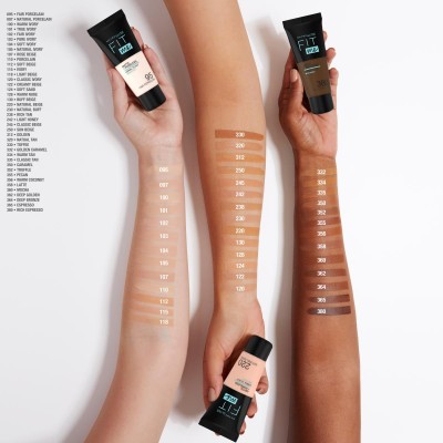 1 - Maybelline Fit Me Matte & Poreless 350 Caramel