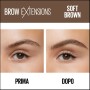 1 - Maybelline Brow Extensions 02 Soft Brown, 0,4 g