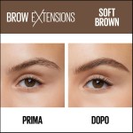 1 - Maybelline Brow Extensions 02 Soft Brown, 0,4 g