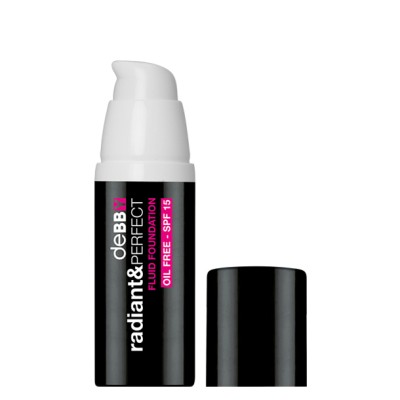 1 - deBBY Radiant&perfect Fluid Foundation 05 - caramel