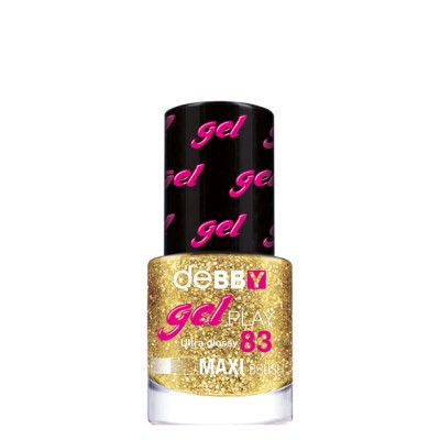 1 - deBBY smalto gelPlay 83 - glitter gold 7.5 ml