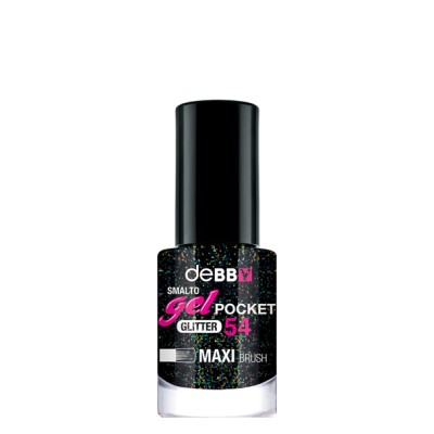 1 - deBBY Gel Pocket 54 blue glitter 4.5ml