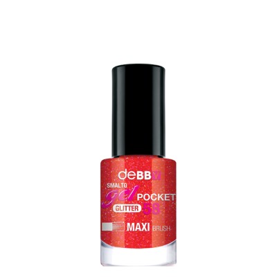 1 - deBBY Gel Pocket 58 strawberry glitter 4.5ml