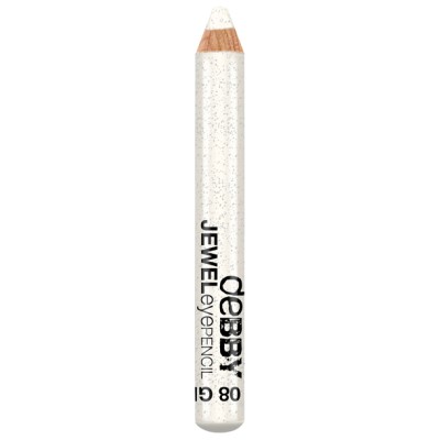 1 - deBBY Jewel Eye Pencil 08 White Glitter
