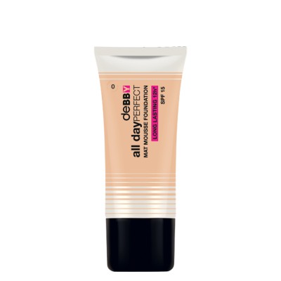 1 - deBBY All Day Prerfect Mat Mousse Foundation 0 porcelain 30ml