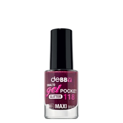 1 - deBBY Gel Pocket 118 glitter purple 4.5ml