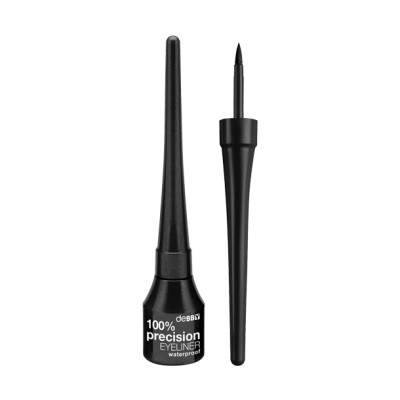 1 - deBBY 100%precision EYELINER WATERPROOF black