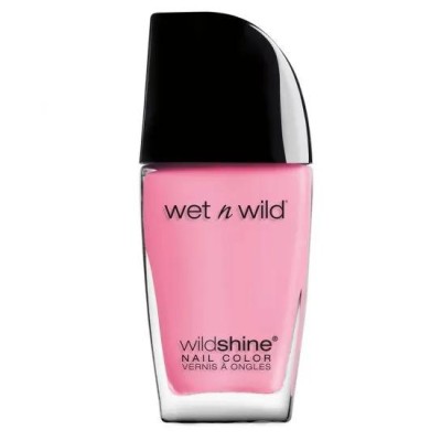 1 - wet n wild Wild Shine Nail Color, 455B Tickled Pink, 12.3ml