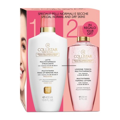 1 - Collistar Your Gift Multivitamin Make-Up Remover Milk & Multivitamin Toning Lotion