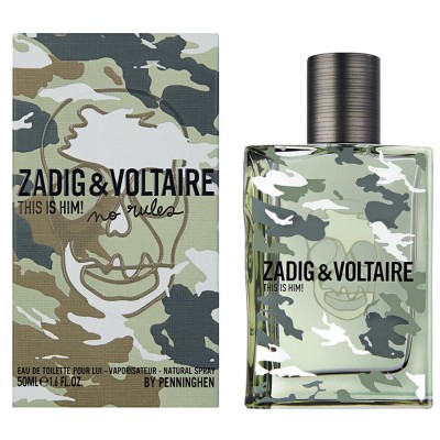 1 - Zadig & Voltaire This Is Him! No Rules Eau De Parfum 50ml Edizione Limitata