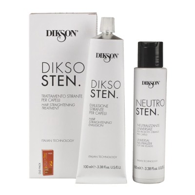 1 - Dikson Dikso Sten Straightening gel 100ml + Neutralizer 100ml