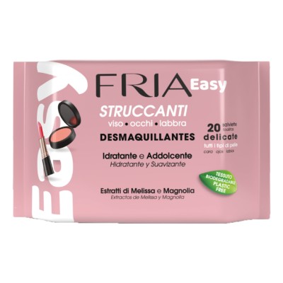 1 - FRIA Salviette Struccanti, 20 salviette