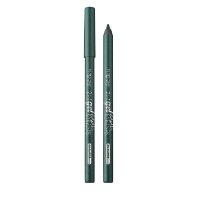 1 - Deborah Milano Matita 2 In 1 Gel GLITTER GREEN 05