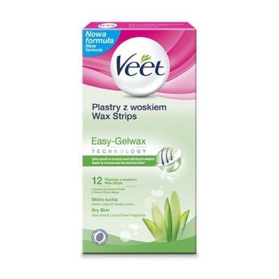 1 - Veet Easy-Gelwax Technology Striscia depilatoria