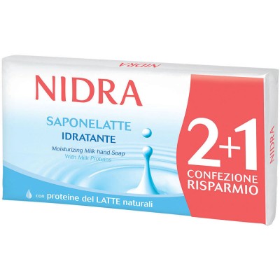 1 - Nidra Saponelatte Idratante Bar soap 90 g 3 pc(s)