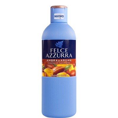 1 - Felce Azzurra Amber & Argan 650 ml Gel doccia Unisex Corpo Ambra, Noce di Argan