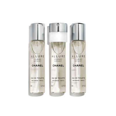 1 - CHANEL Allure Homme Sport Eau de Toilette Refills 3x20ml