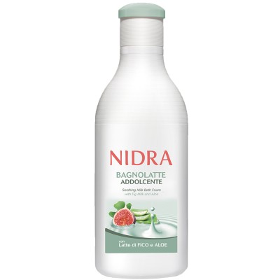 1 - Nidra Bagno Latte Addolcente Fico & Aloe 750 ml