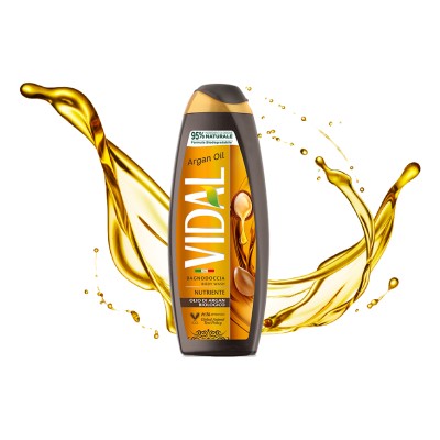1 - Vidal Argan Oil 500 ml Shower gel Women Body Citrus, Spice