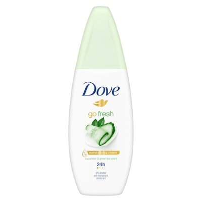 1 - Dove Advanced Hair Series Go Fresh Cetriolo & Tè Verde Deodorante No Gas 75ml
