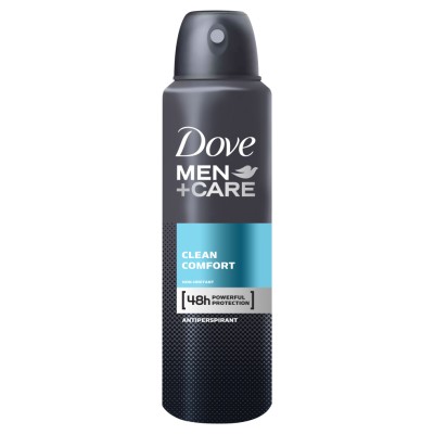 1 - Dove Men+Care Clean Comfort Antiperspirant Deodorant Spray 150 ml