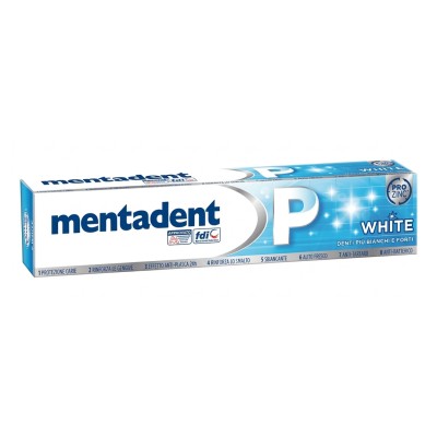 1 - Mentadent P white Whitening toothpaste 75 ml