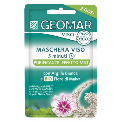 1 - GEOMAR Maschera Viso Purificante Effetto Mat 15ml