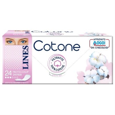1 - LINES Cotone 24 Pezzi Igiene Intima