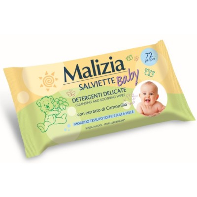 1 - Malizia Multi Purpose Wipes with Aloe baby wipes 72 pc(s)