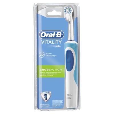 1 - Oral-B Vitality CrossAction Basic CLS Adult Rotating-oscillating toothbrush White