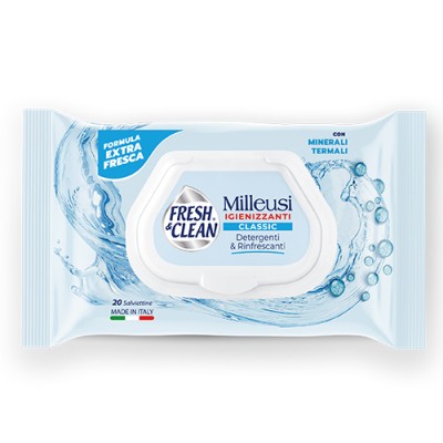 1 - Fresh&Clean Classic 20 pz Unisex 20 fogli
