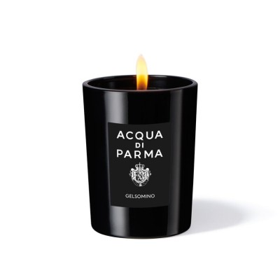 1 - Acqua di Parma Gelsomino candela di cera Cilindro Nero 1 pz