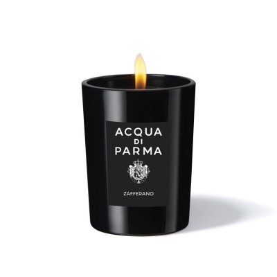 1 - Acqua di Parma Zafferano candela di cera Cilindro Nero 1 pz
