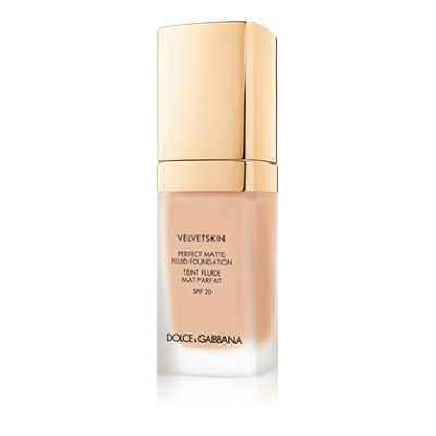 1 - Dolce&Gabbana Velvetskin Perfect Matte Fluid Foundation 110 Caramel 30ml