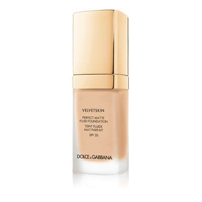 1 - Dolce&Gabbana Velvetskin Perfect Matte Fluid Foundation 120 Natural Beige 30ml
