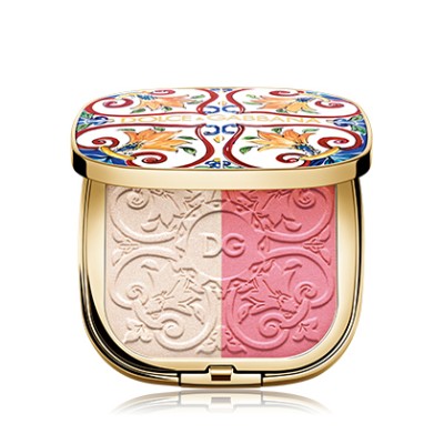 1 - Dolce&Gabbana Solar Glow Illuminating Powder Duo 1 Sweet Pink
