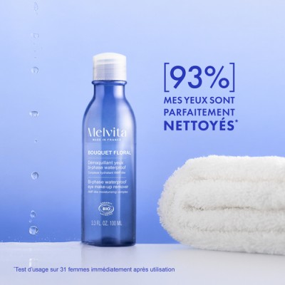 2 - Melvita Démaquillant Yeux Bi-Phase Waterproof 100 ml Bi-phase formula remover