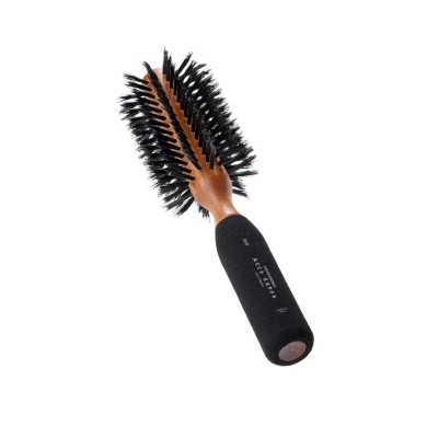 1 - Acca Kappa Mogano Kotibè Adult Round hairbrush Black, Wood 1 pc(s)
