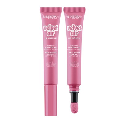 1 - Deborah Milano Velvet Air Lip Mousse 03 Bright Peony 12ml