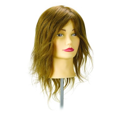 1 - dna Evolution TESTA STUDIO 40CM 100% CAPELLI VERI INDIANI