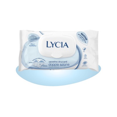 1 - Lycia Dual Action Cleansing wipe Women