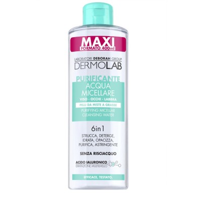 1 - Dermolab Purifying Micellar Cleansing Water 6 In 1 400ml