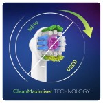 1 - Oral-B 3D White Clean Maximiser Brush Heads 2 pz Bianco