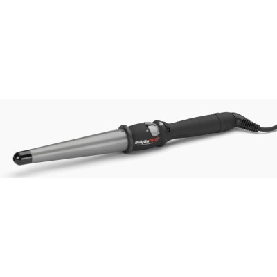 1 - BaByliss BAB2281TTE messa in piega Ferro per ricci Caldo Nero, Argento 2,7 m