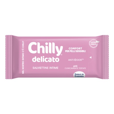 1 - Chilly Delicato Intimate wipes Femmina Scatola