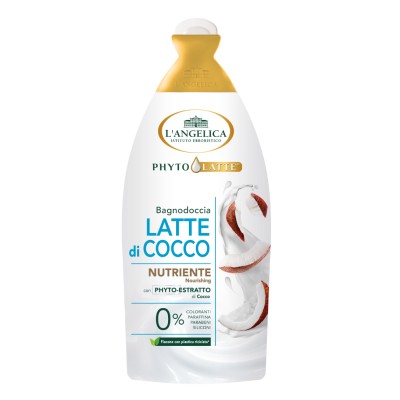 1 - L'Angelica Bagnodoccia Phytolatte - Latte di Cocco, 520 ml