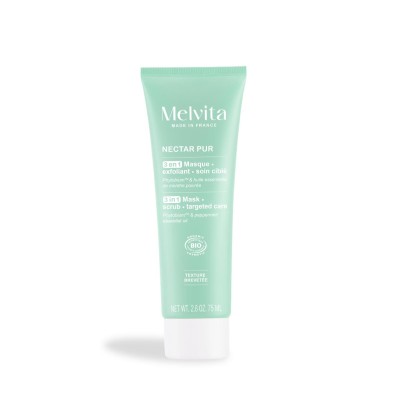 1 - Melvita Masque Exfoliant 3-en-1 Donna Crema 75 ml